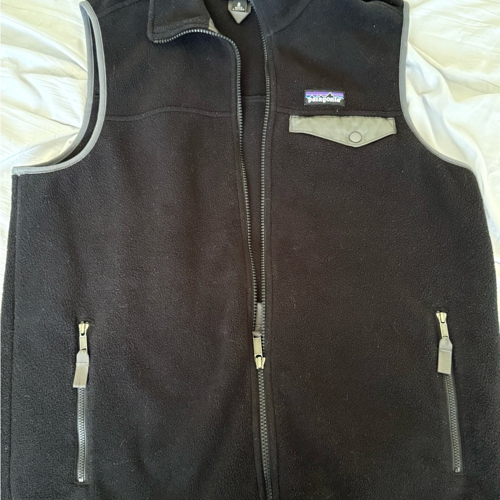 Patagonia Men's Charcoal Fleece Vest